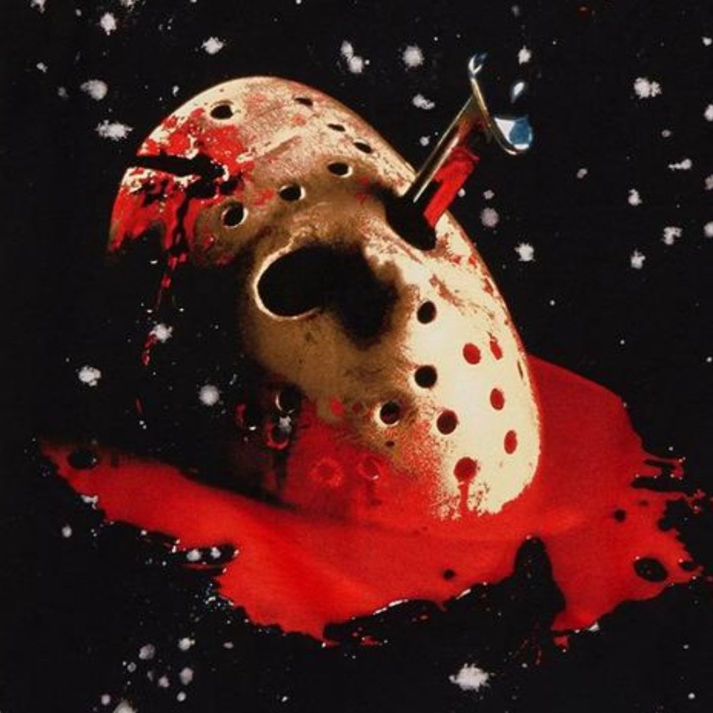 ❤️NWT HOT TOPIC FRIDAY THE 13TH TEE JASON VOORHEES BLOOD MASK HALLOWEEN PLUS 2X - Picture 2 of 8